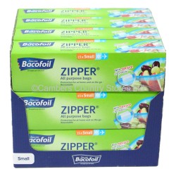Bacofoil Zipper All Purpose Storage Bags Small 15 Pack